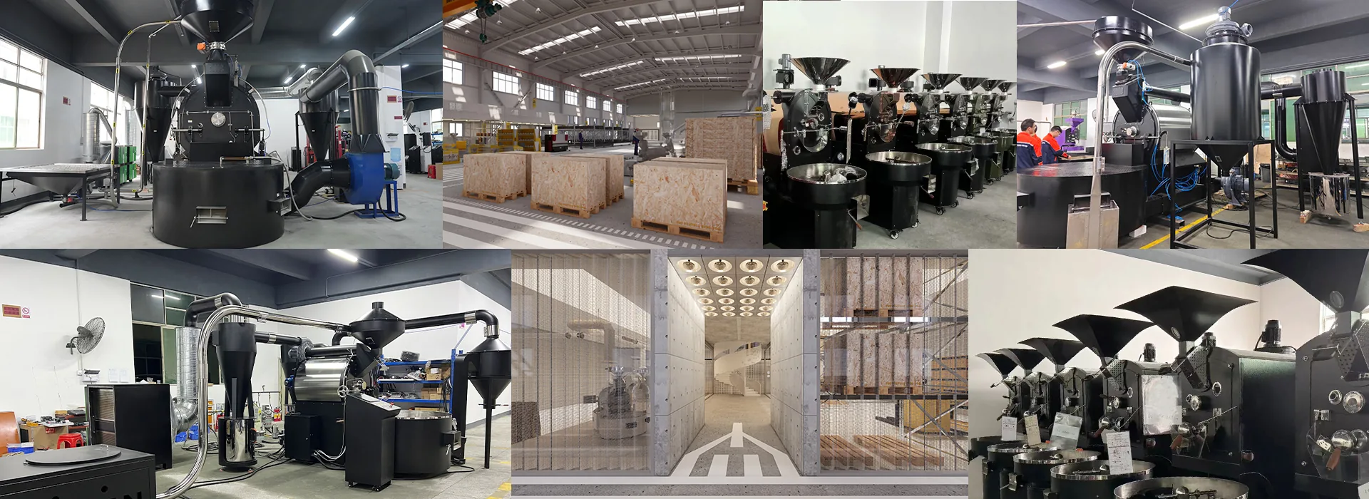 Coffee roaster assembly and packaging